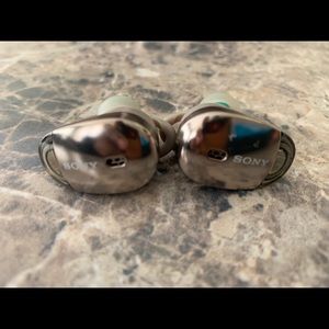 Sony noise canceling wireless ear buds.